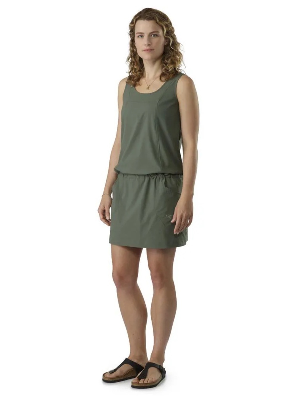 Arc’teryx Contenta Dress - Olive Green XS